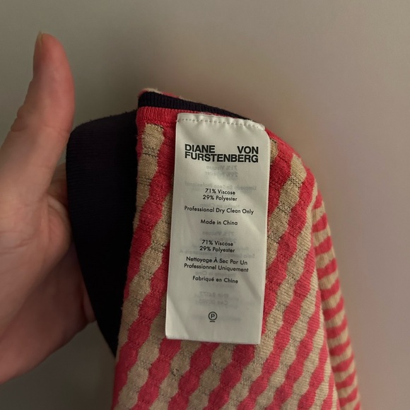 Designer Diane Von Furstenberg DVF Skirt - Size L - Spring Skirt Summer Skirt - Picture 5 of 7